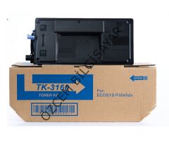 Kyocera TK-3160 (1T02T90NL1) (M3145/M3645/M3860/P3045/P3050/P3055/P3060/P3145/P3150/P3260) Muadil Siyah Toner (12,5K) (Japon Toner)