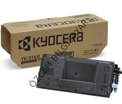 Boş Kyocera TK-3160 (1T02T90NL1) (M3145/M3645/M3860/P3045/P3050/P3055/P3060/P3145/P3150/P3260) Siyah Toner Satış