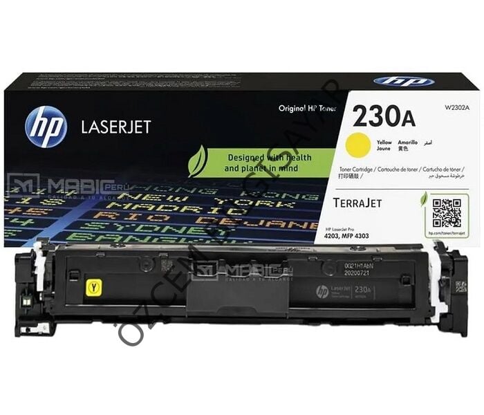 HHP 230A-W2302A (Pro 4203/Pro MFP 4302/Pro MFP 4303) Orjinal Sarı Toner