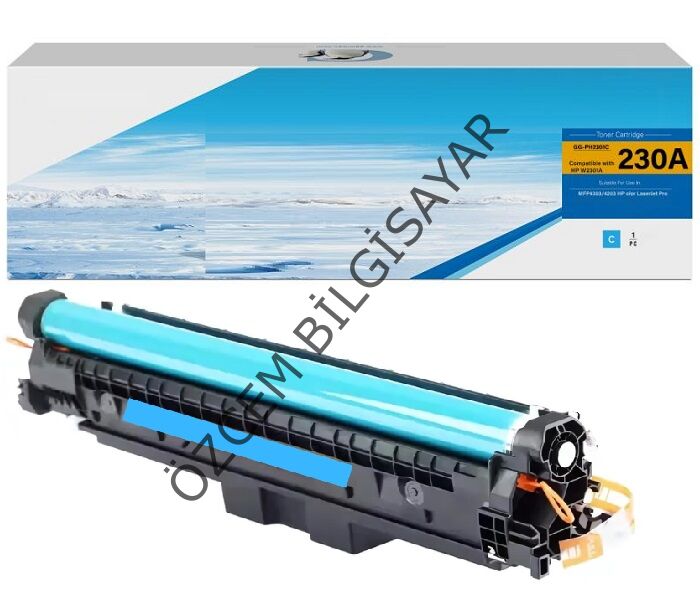 HP 230A-W2301A (Pro 4203/Pro MFP 4302/Pro MFP 4303) Muadil Mavi Toner