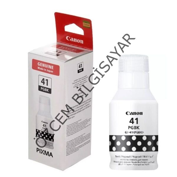 Canon GI-41BK /4528C001 (G1420/G1430/G1460/G2420/G2460/G2470/G3420/G3430/G3460/G3470/G3471/G3472/G3480/G4470) Orjinal Siyah Kartuşu