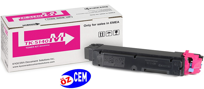 Kyocera TK-5140M (Ecosys M6030cdn-M6530cdn-P6130cdn) Orjinal Kırmızı (Magenta) Toner