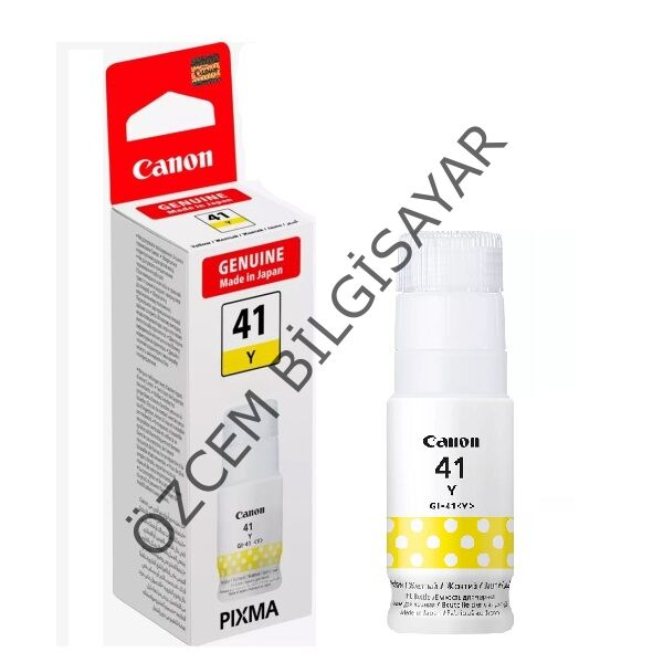 Canon GI‑41Y-4545C001 (G1420/G1430/G1460/G2420/G2460/G2470/G3420/G3430/G3460/G3470/G3471/G3472/G3480/G4470) Orjinal Sarı Kartuşu