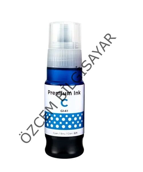 Canon GI-41C /4543C001 (G1420/G1430/G1460/G2420/G2460/G2470/G3420/G3430/G3460/G3470/G3471/G3472/G3480/G4470) Muadil Mavi Kartuşu