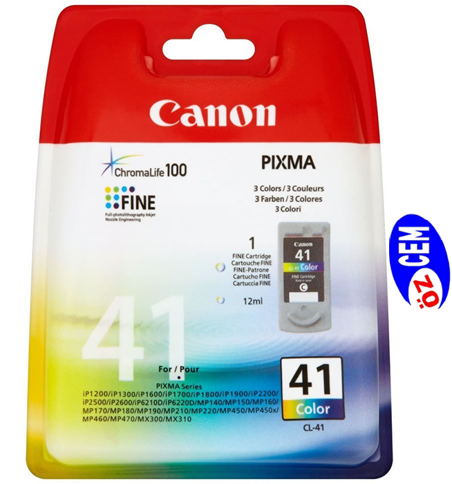 Canon CL-41 Orjinal Renkli (Color) İnkJet Kartuşu