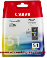 Boş Canon CL-51 Renkli (Color) İnkJet Kartuş Satış