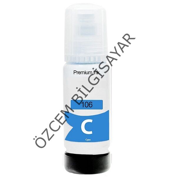 EPSON 106 (L7160/L7180/ET-7700/ET-7750) Muadil Mavi EcoTank Mürekkep Şişesi (C13T00R240)