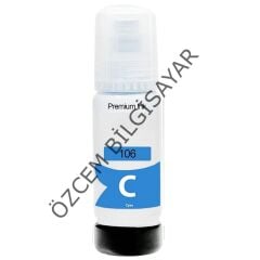 EPSON 106 (L7160/L7180/ET-7700/ET-7750) Muadil Mavi EcoTank Mürekkep Şişesi (C13T00R240)