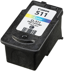 Boş Canon CL-511 (İP2700-MP230-MP235-MP240-MP250-MP252-MP260-MP270-MP272-MP280-MP282-MP480-MP490-MP492-MP495-MX320-MX330-MX350-MX360-MX410-MX420) Orjinal Renkli Kartuş Alış