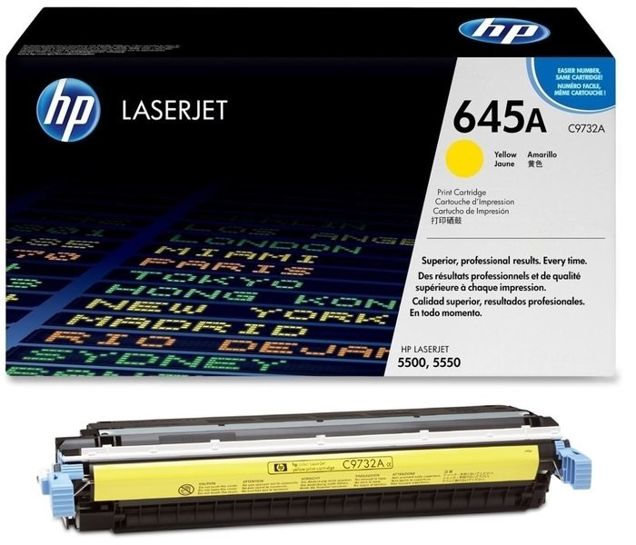 HP C9732A-645A (5500-5550) Orjinal Sarı Toner