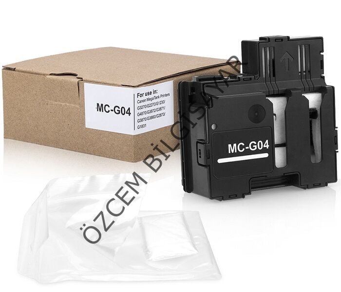 Canon MC-G04 (G1230/G1420/G1430/G1330/G1460/G1530/G2170/G2270/G2420/G2460/G2470/G2570/G2770/G2870/G2970/G3170/3270/G3370/G3420/G3430/G3460/G3470/G3471/G3472/G3480/G3570/G3571/G3572/G3630/G3670/G3675/G3770/G3870/G3871/G3872/G3970/G4470) Muadil Atık Kutusu