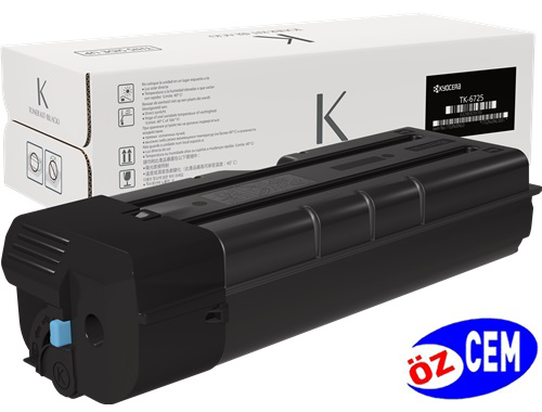 Kyocera TK-6725 (TASKalfa 7002-TASKalfa 8002-TASKalfa 9002) Orjinal Siyah Toner