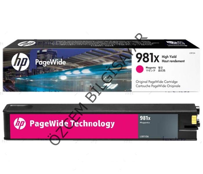 HP 981X-L0R10A (PageWide 556/PageWide 586) Orjinal PageWide Kırmızı Kartuşu