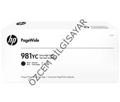 HP 981YC-L0R20YC (PageWide 556/PageWide 586) Orjinal PageWide Extra Yüksek Kapasiteli Siyah Kartuşu