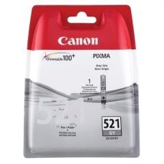 Canon CLI-521GY (İP3600-İP4600-İP4700-MP540-MP550-MP560-MP620-MP630-MP640-MP980-MP990-MX860-MX870-MX990) Orjinal Gri Kartuşu