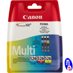 Canon CLI-526C/Y/M Orjinal MULTIPACK İnkJet Mürekkep Kartuş