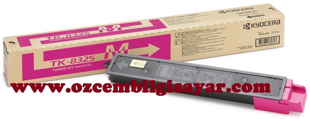Kyocera TK-8325M (FS-2551) Orjinal Kırmızı (Magenta) LaserJet Toner