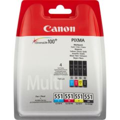 Canon CLI-551BK/C/M/Y Orjinal Multipack İnkJet Mürekkep Kartuşu