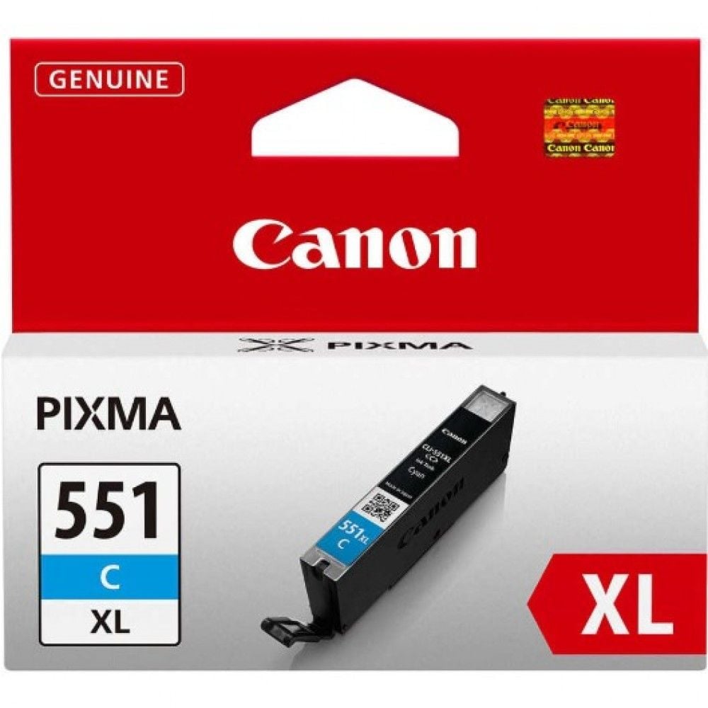 Canon CLI-551C XL Orjinal Mavi (Cyan) İnkJet Mürekkep Kartuşu