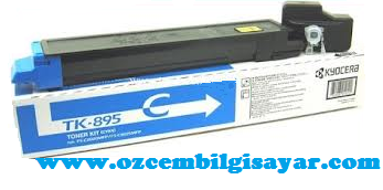 Boş Kyocera TK-895C (FS-C8020/FS-C8025/FS-C8520/FS-C8525) Mavi Toner Satış