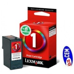 Lexmark 1 (80D2955) Orjinal Renkli (Color) InkJet Mürekkep Kartusu (Twin-Pack)