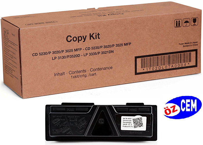 Muadil UTAX P-3520D/P-3525/P-4130/P-5235 Siyah (Black) Toner (Compatible)