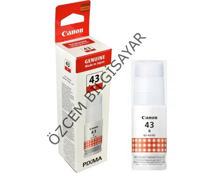 Canon GI-43R/4716C001 (G540/G570/G580/G620/G640/G650/G680) Orjinal Red Kartuşu