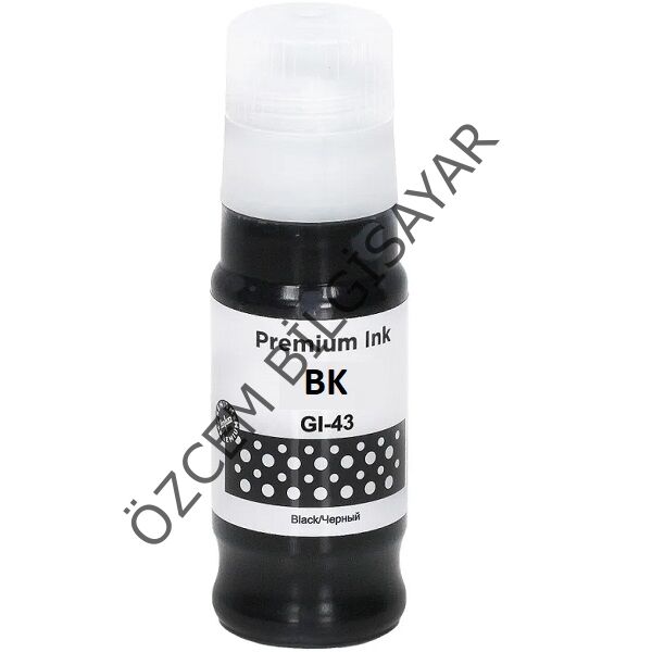 Canon GI-43BK/4698C001 (G540/G570/G580/G620/G640/G650/G680) Muadil Siyah Kartuşu