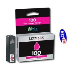 Lexmark 100 (14N0901E) Orjinal Kırmızı (Magenta) Mürekkep Kartuşu