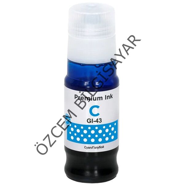 Canon GI-43C/4672C001 (G540/G570/G580/G620/G640/G650/G680) Muadil Mavi Kartuşu
