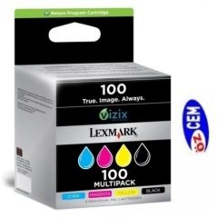 Lexmark 100 (14N1912E) Orjinal Siyah+Color (CMYK) Mürekkep Kartuşu