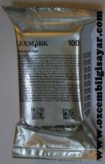 Lexmark 100 Orjinal Siyah (Black) Mürekkep Kartuşu (Folyoda)