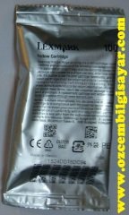 Lexmark 100 Orjinal Sarı (Yellow) Mürekkep Kartuşu (Folyda)