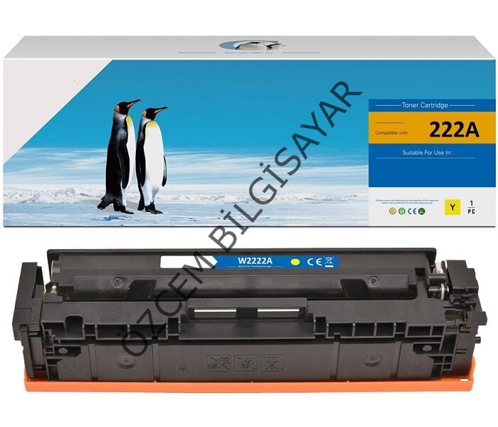 HP W2222A/222A (Pro 3201/Pro 3203/Pro 3204/Pro 3288/Pro MFP 3303/Pro MFP 3388) Muadil Sarı Toner