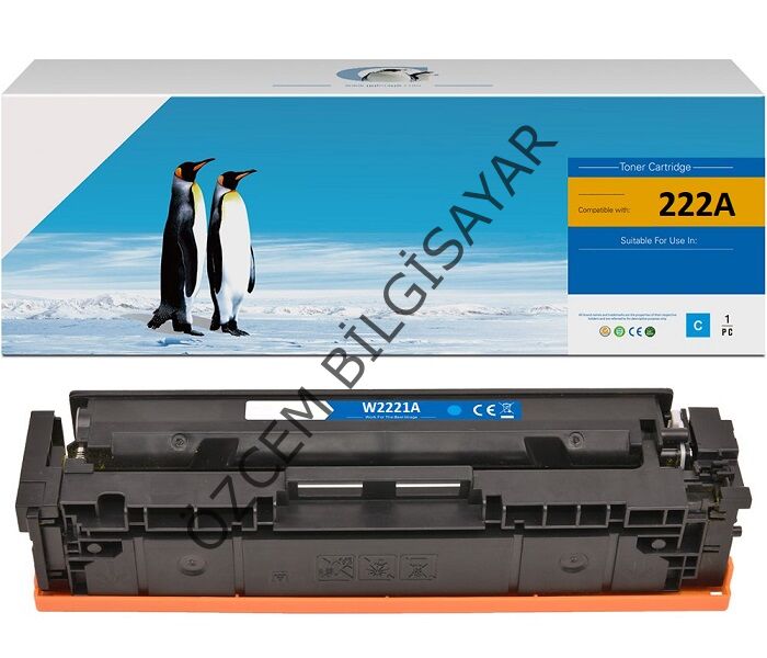 HP W2221A/222A (Pro 3201/Pro 3203/Pro 3204/Pro 3288/Pro MFP 3303/Pro MFP 3388) Muadil Mavi Tonerler