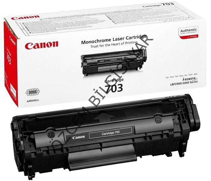 Canon CRG-703 (LBP2900/LBP3000) Orjinal Siyah Toner
