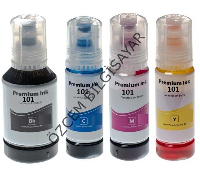 Epson 101-C13T03V64A (L14150/L4150/L4156/L4160/L4260/L4266/L6160/L6165/L6170/L6176/L6190/L6260/L6270/L6276/L6290) Muadil BK+CMY Kartuşu (MULTIPACK)