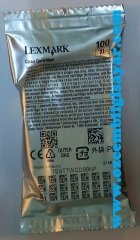 Lexmark 100XL Orjinal Mavi (Cyan) Mürekkep Kartuşu (Folyada)