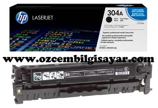 Boş HP CC530A (304A/CP2020-CP2025-CM2320) Siyah Toner Satış