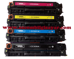 Muadil HP CC530A (304A/CP2020-CP2025-CM2320) Siyah Toner (Compatible)
