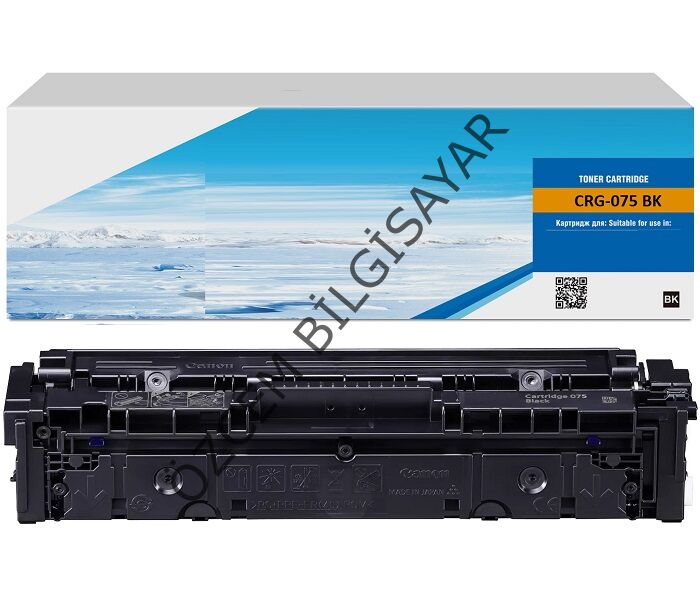 Canon CRG-075BK-6365C002 (LBP646/LBP647/MF662/MF663/MF664/MF665/MF667) Muadil Siyah Toner