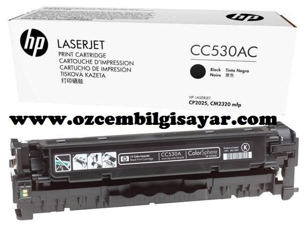 HP CC530AC (CP2020-CP2025-CM2320) Orjinal Siyah Toner