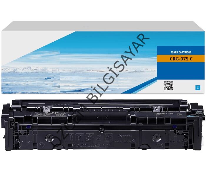 Canon CRG-075C-6364C002 (LBP646/LBP647/MF662/MF663/MF664/MF665/MF667) Muadil Mavi Toner