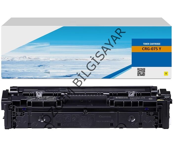 Canon CRG-075Y-6362C002 (LBP646/LBP647/MF662/MF663/MF664/MF665/MF667) Muadil Sarı Toner