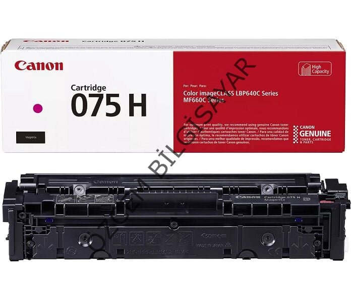 Canon CRG-075HM-6367C002 (LBP646/LBP647/MF662/MF663/MF664/MF665/MF667) Orjinal Kırmızı Toner