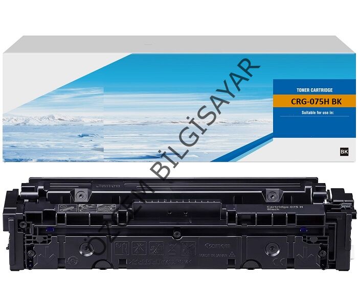 Canon CRG-075HBK-6369C002 (LBP646/LBP647/MF662/MF663/MF664/MF665/MF667) Muadil Siyah Toner