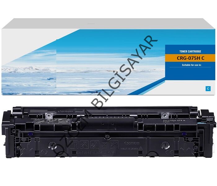 Canon CRG-075HC-6368C002 (LBP646/LBP647/MF662/MF663/MF664/MF665/MF667) Muadil Mavi Toner