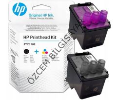 HP 3YP61AE Orjinal Siyah+Renkli Baskı Kafası