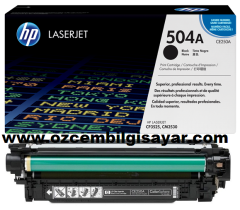 HP CE250A (504A) Orjinal Siyah (Black) LaserJet Toner