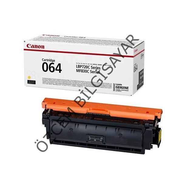 Canon CRG-064Y (LBP722/LBP732/MF832/MF842) Orjinal Sarı Toner (4931C001)